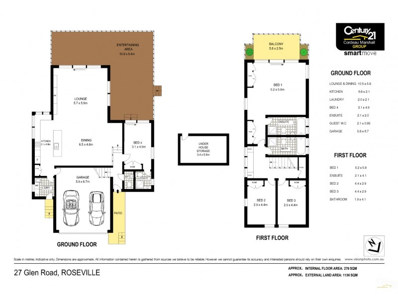 27 Glen Road, Roseville NSW 2069 Floorplan