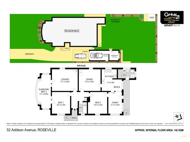 52 Addison Avenue, Roseville NSW 2069 Floorplan