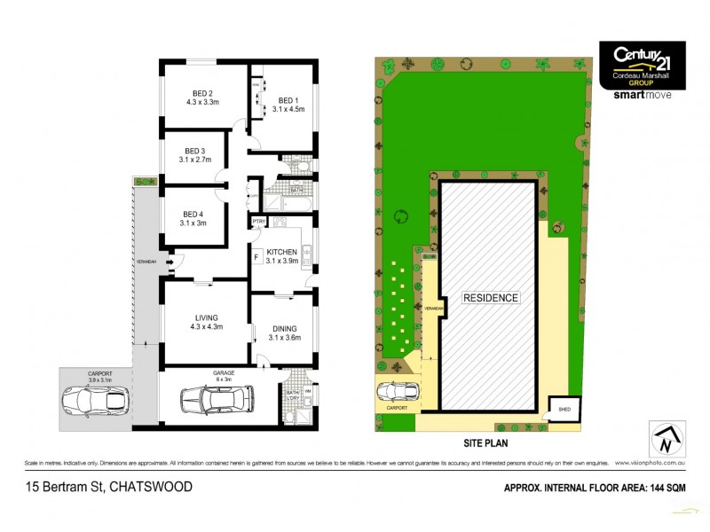 15 Bertram Street, Chatswood NSW 2067 Floorplan