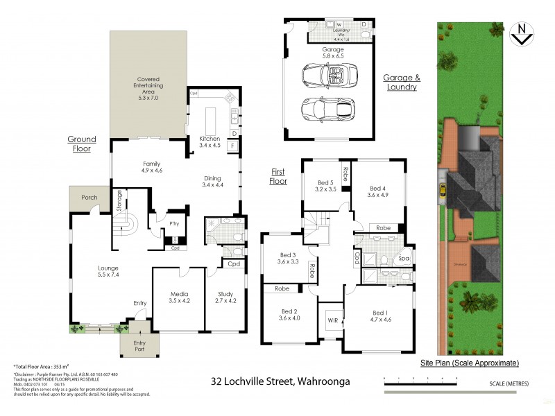 32 Lochville St, Wahroonga NSW 2076 Floorplan