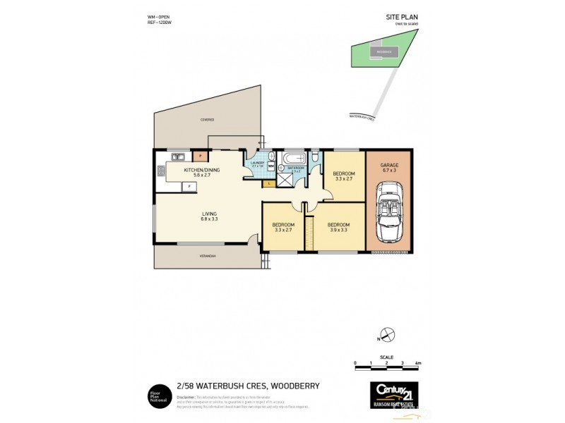 58 Waterbush Crescent, Woodberry NSW 2322 Floorplan