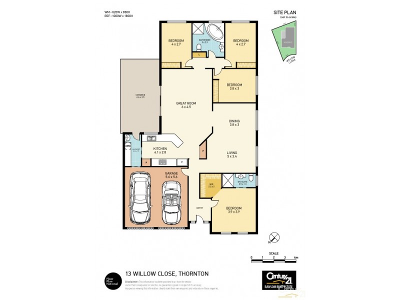 13 Willow Close, Thornton NSW 2322 Floorplan