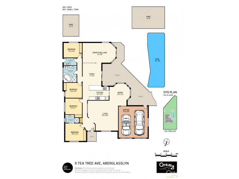 9 Tea Tree Avenue, Aberglasslyn NSW 2320 Floorplan
