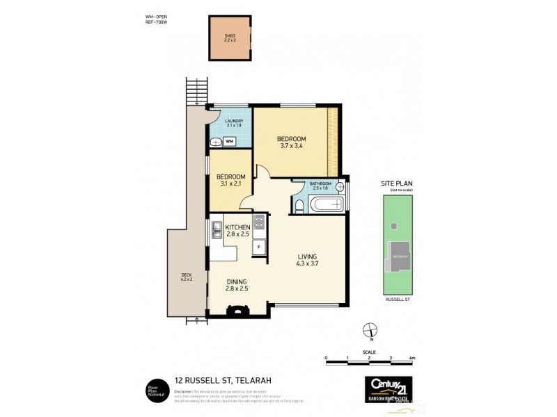 12 Russell Street, Telarah NSW 2320 Floorplan