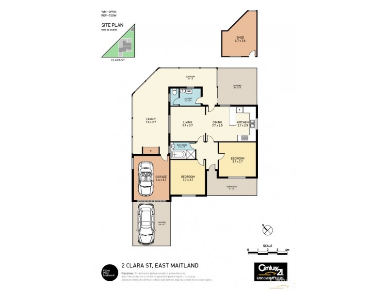 2 Clara Street, East Maitland NSW 2323 Floorplan
