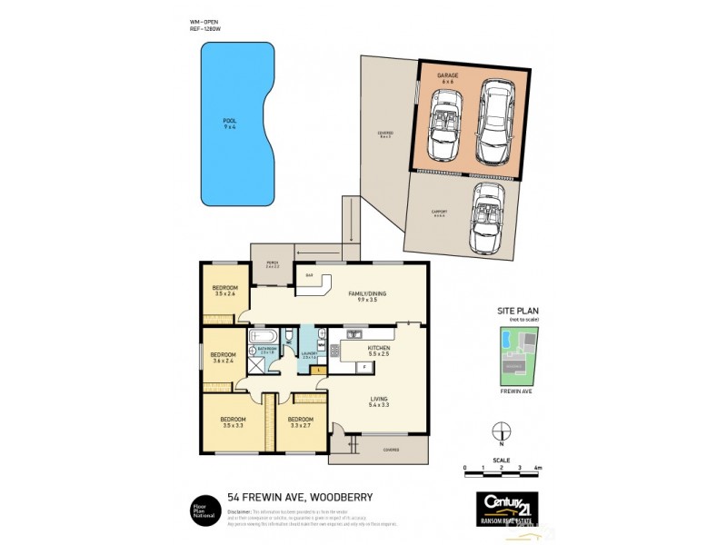 54  Frewin Avenue, Woodberry NSW 2322 Floorplan