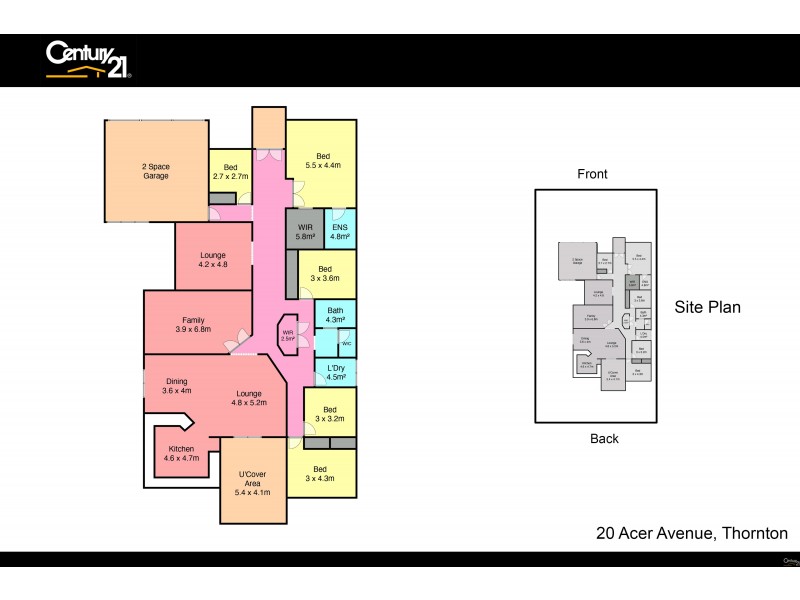 20 Acer Terrace, Thornton NSW 2322 Floorplan