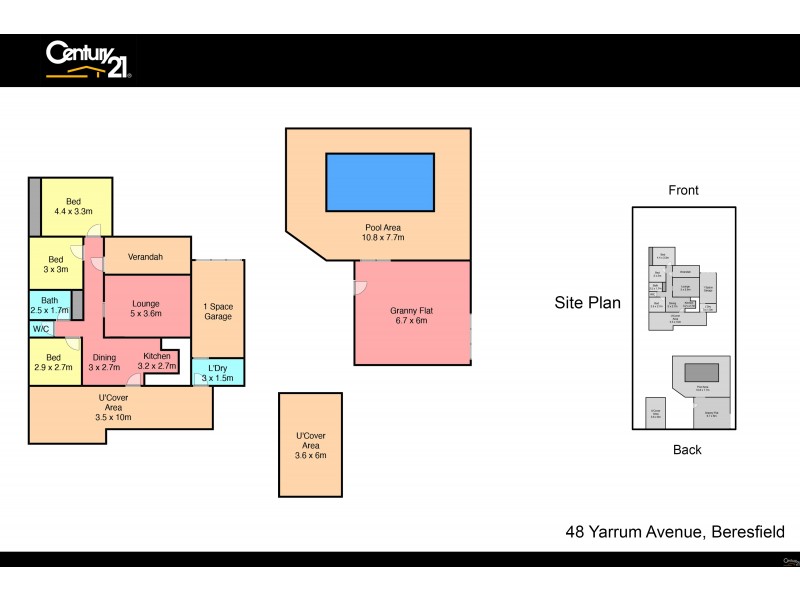 48 Yarrum Avenue, Beresfield NSW 2322 Floorplan