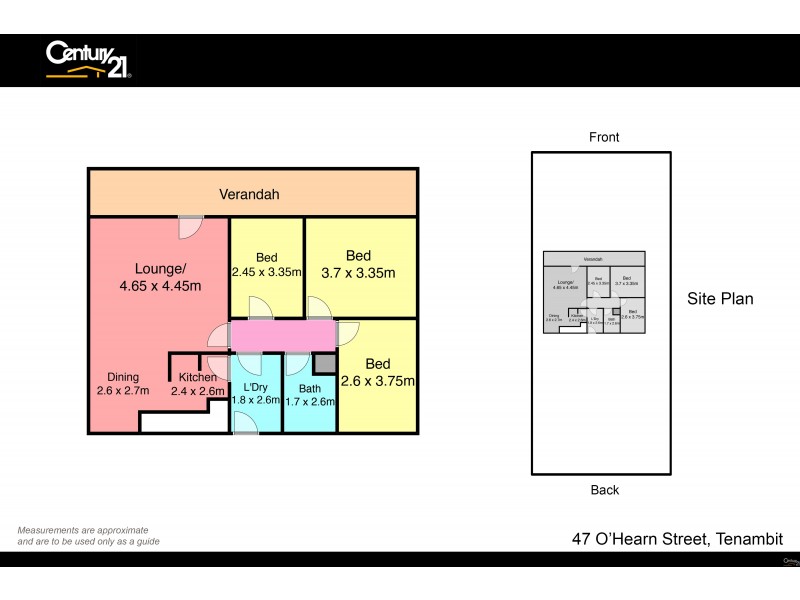 47 O’Hearn Street, Tenambit NSW 2323 Floorplan