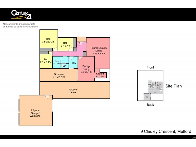 9 Chidley Crescent, Metford NSW 2323 Floorplan