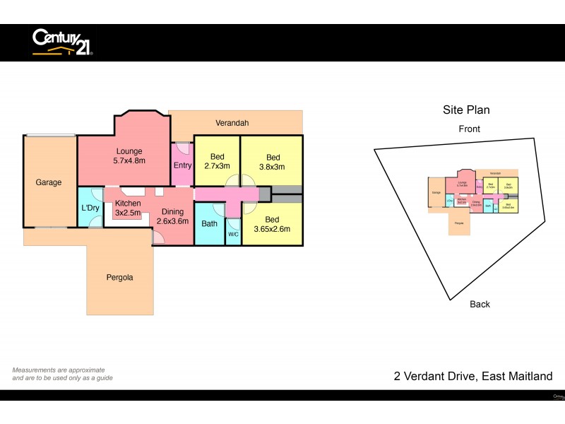 2 Verdant Drive, East Maitland NSW 2323 Floorplan