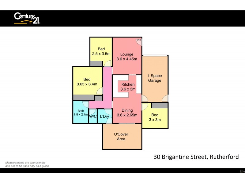 1-2/30 Brigantine Street, Rutherford NSW 2320 Floorplan