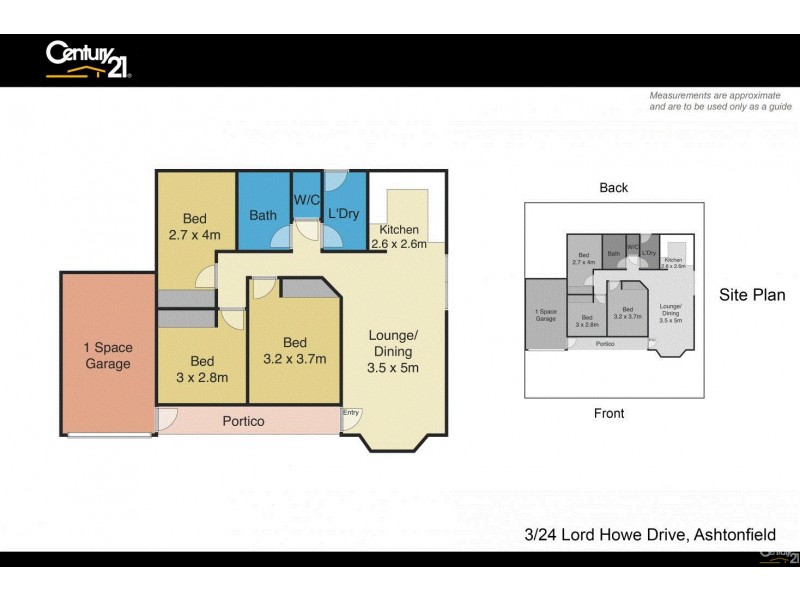3/24 Lord Howe Drive, Ashtonfield NSW 2323 Floorplan