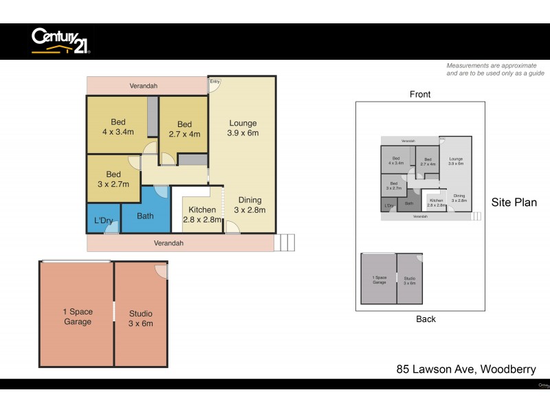 85 Lawson Avenue, Woodberry NSW 2322 Floorplan