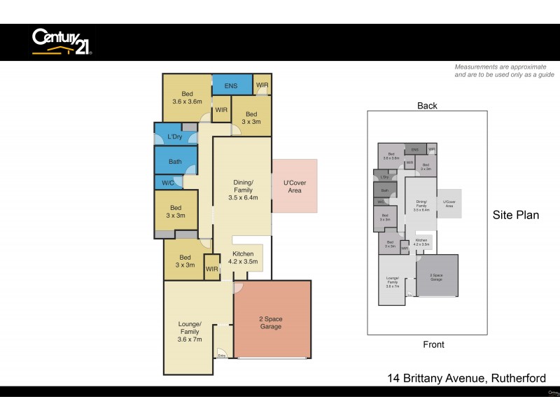 14 Brittany Avenue, Rutherford NSW 2320 Floorplan