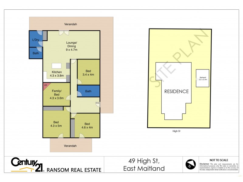 49 High Street, East Maitland NSW 2323 Floorplan