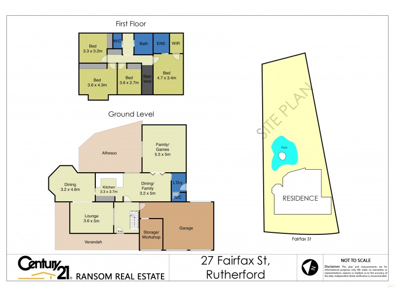 27 Fairfax Street, Rutherford NSW 2320 Floorplan