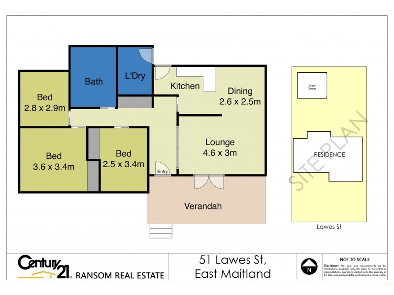 51 Lawes Street, East Maitland NSW 2323 Floorplan