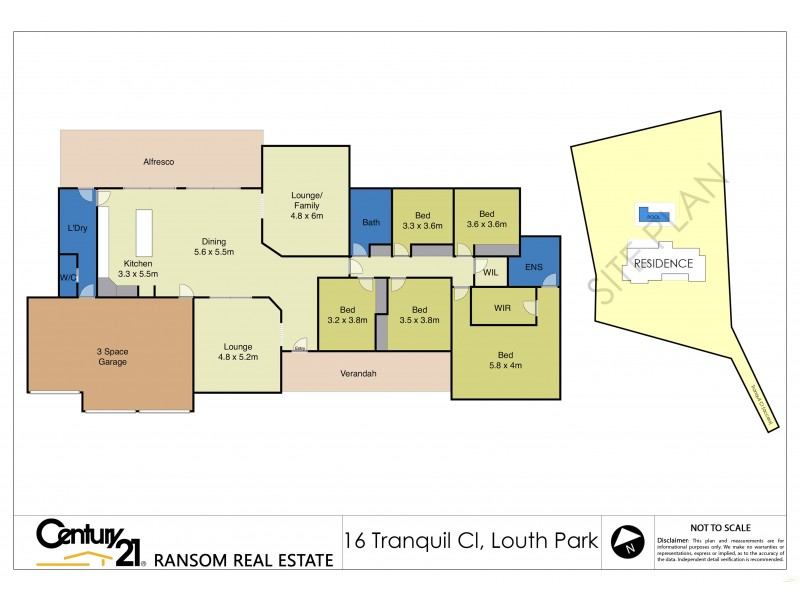 16 Tranquil Close, Louth Park NSW 2320 Floorplan