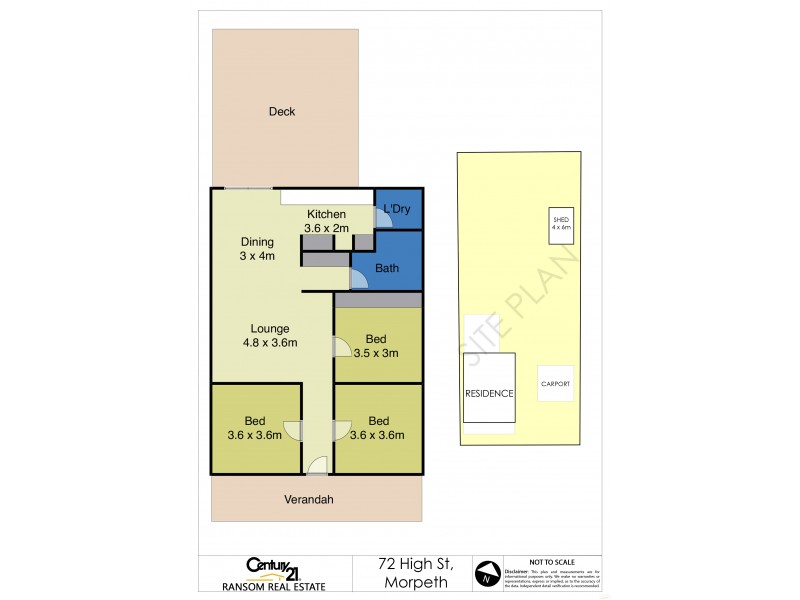 72 High Street, Morpeth NSW 2321 Floorplan