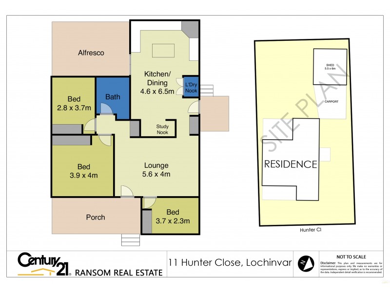 11 Hunter Close, Lochinvar NSW 2321 Floorplan