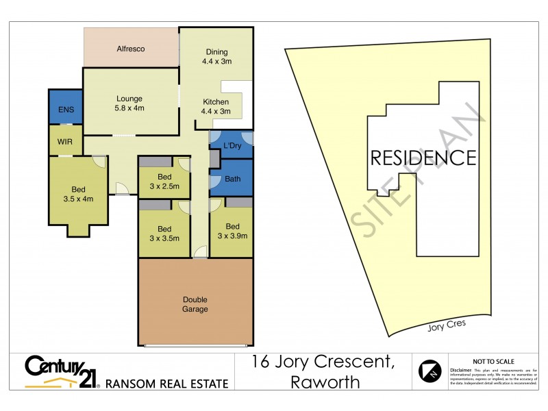 16 Jory Close, Raworth NSW 2321 Floorplan