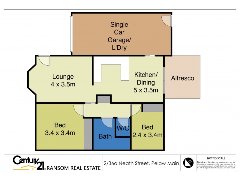 2/36a Neath Street, Pelaw Main NSW 2327 Floorplan