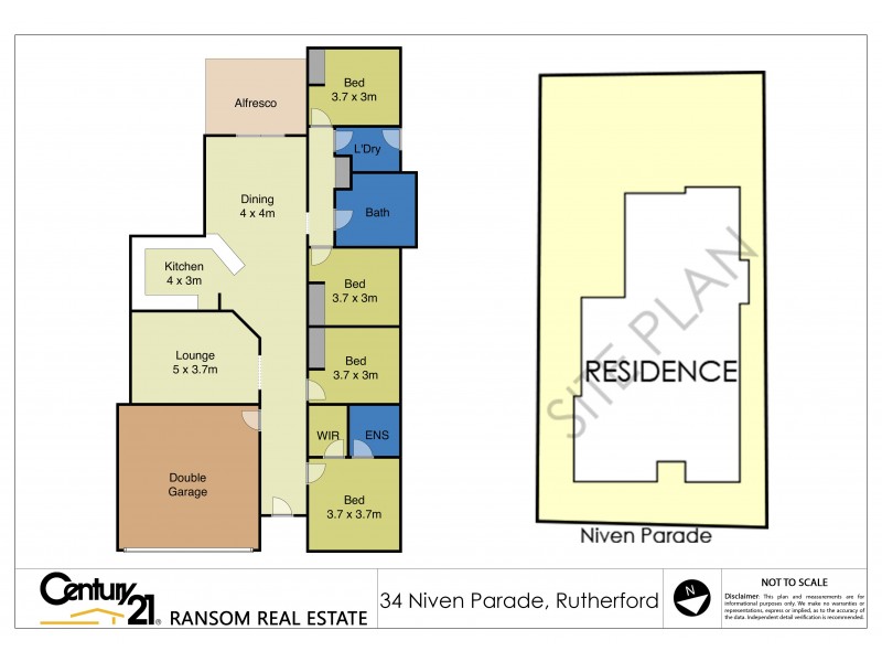 34 Niven Parade, Rutherford NSW 2320 Floorplan