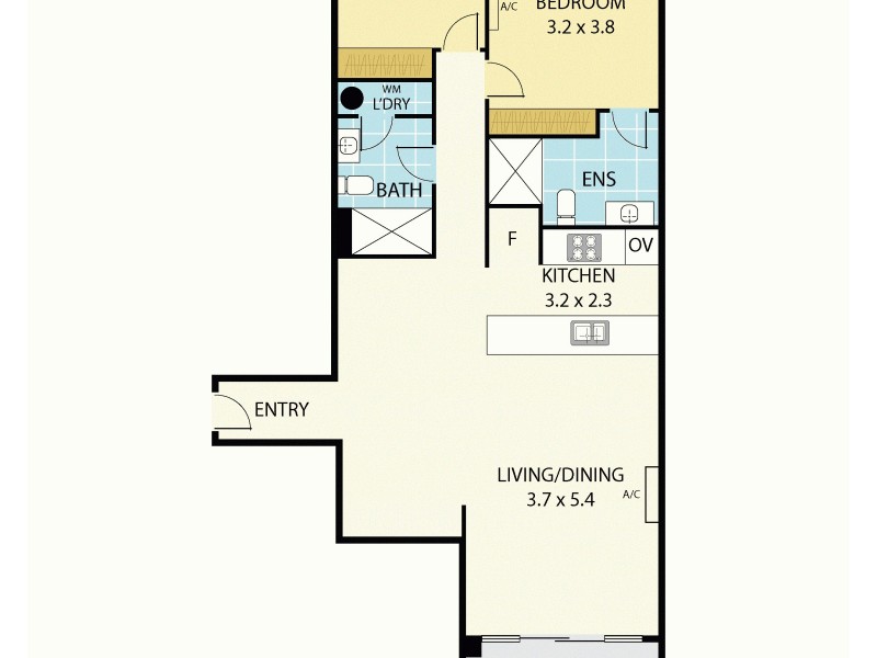 Unit 203/4-8 Bullecourt Street, Shoal Bay NSW 2315 Floorplan