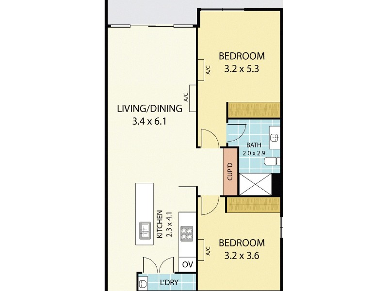 Unit 109/4-8 Bullecourt Street, Shoal Bay NSW 2315 Floorplan