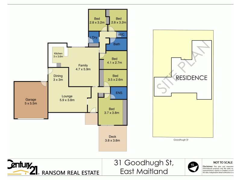31 Goodhugh Street, East Maitland NSW 2323 Floorplan