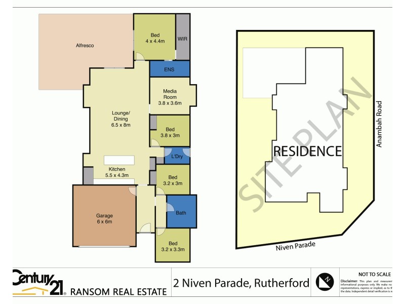 2 Niven Parade, Rutherford NSW 2320 Floorplan