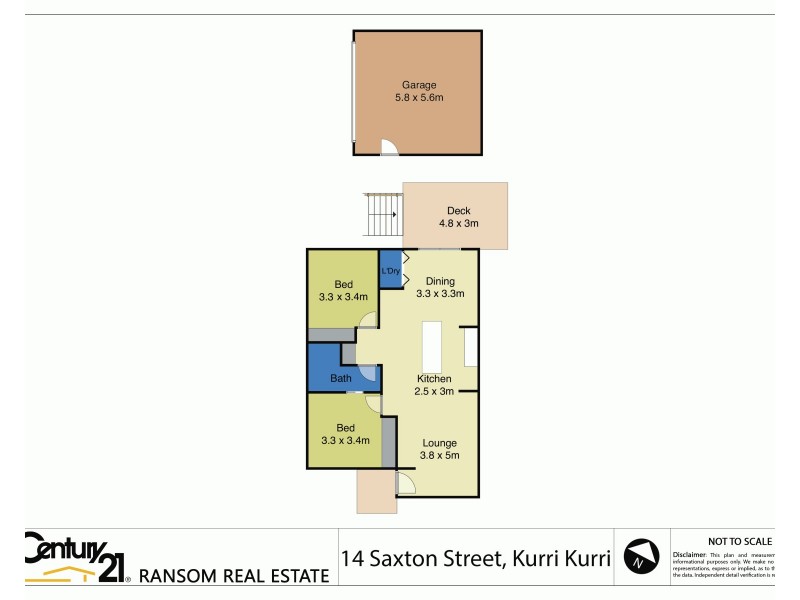 14 Saxton Street, Kurri Kurri NSW 2327 Floorplan