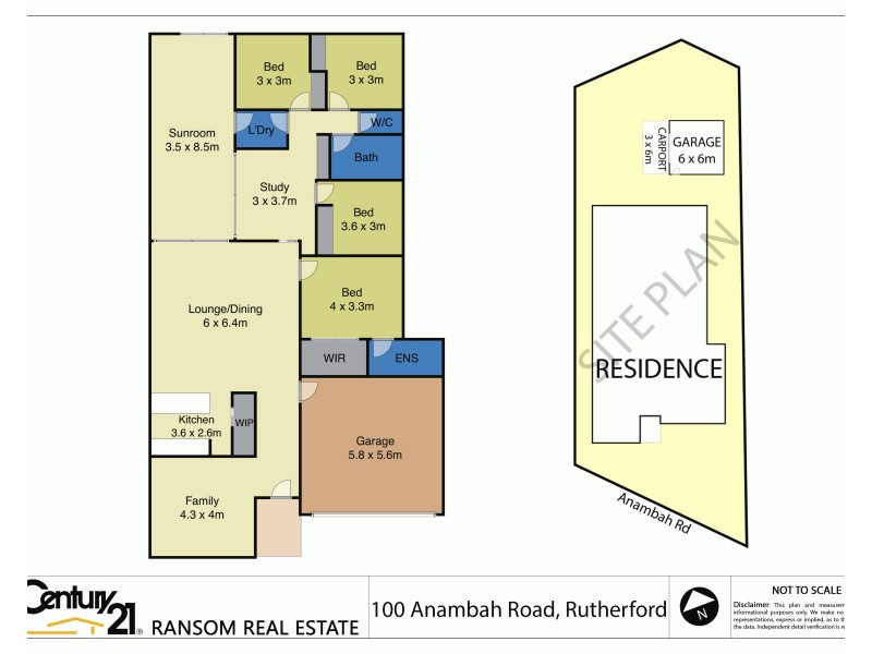 100 Anambah Road, Rutherford NSW 2320 Floorplan