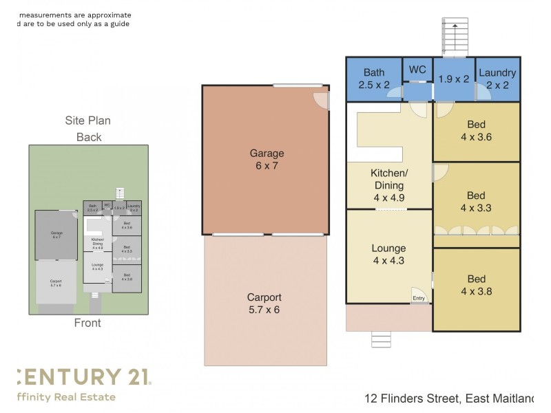12 Flinders Street, East Maitland NSW 2323 Floorplan