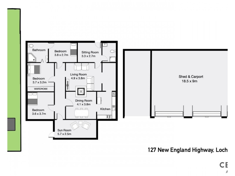 127 New England Highway, Lochinvar NSW 2321 Floorplan