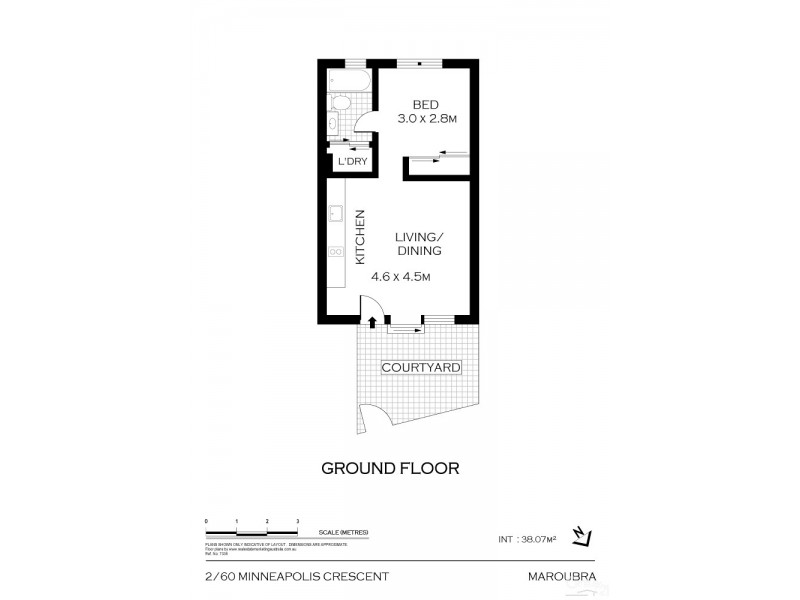 2/60 Minneapolis Crescent, Maroubra NSW 2035 Floorplan