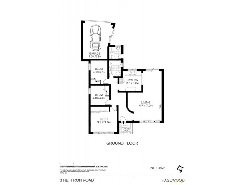 3 Heffron Road, Pagewood NSW 2035 Floorplan
