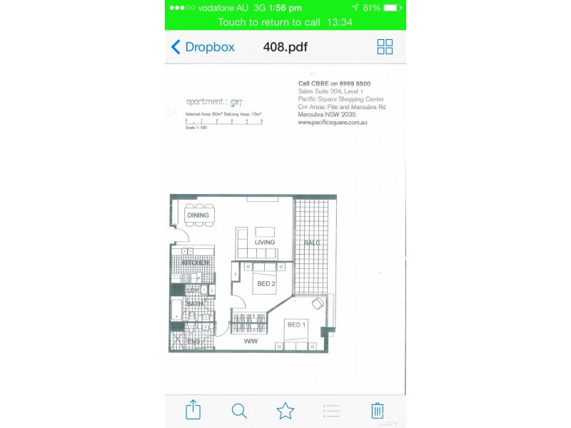 408/140 Maroubra Road, Maroubra NSW 2035 Floorplan