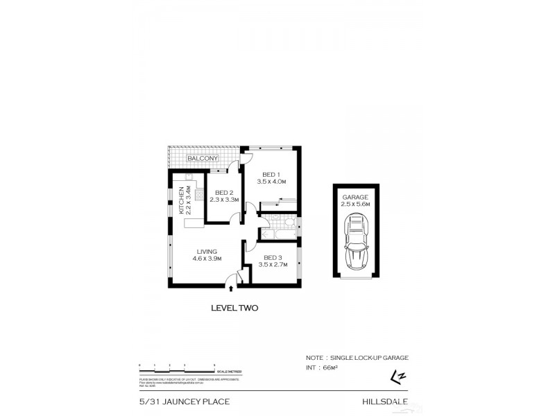 5/31 Jauncey Place, Hillsdale NSW 2036 Floorplan