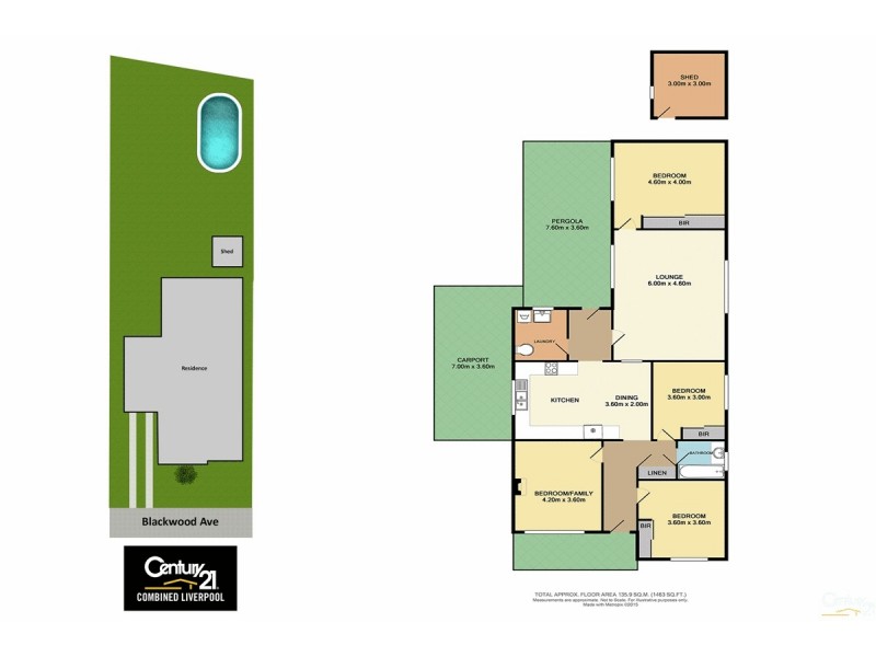 20 Blackwood Avenue, Casula NSW 2170 Floorplan