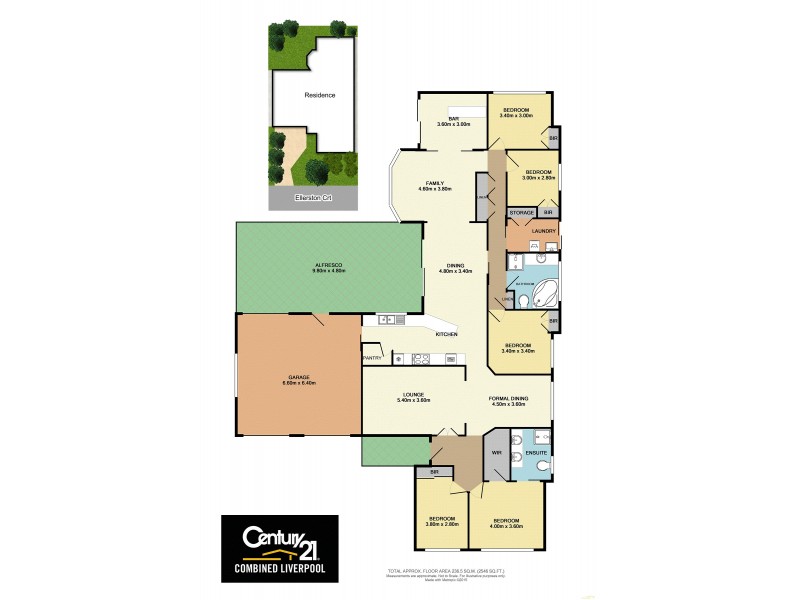 3 Ellerston Court, Wattle Grove NSW 2173 Floorplan