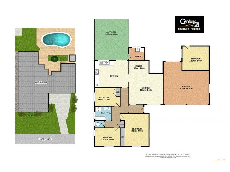 14 Rugby Crescent, Chipping Norton NSW 2170 Floorplan