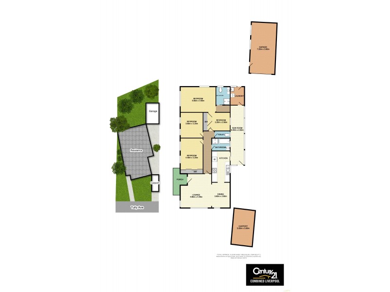 8 Tully Avenue, Liverpool NSW 2170 Floorplan