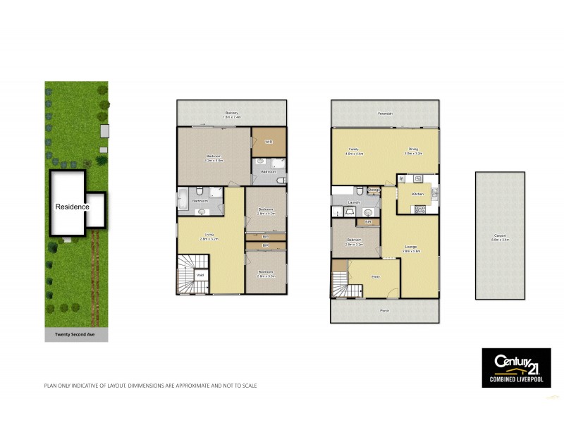 34 Twenty Second Avenue, West Hoxton NSW 2171 Floorplan