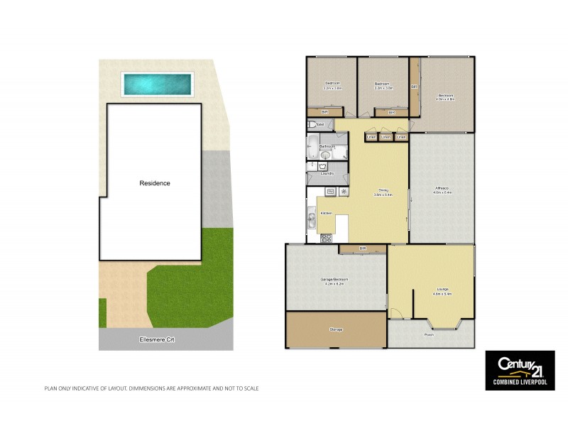 1 Ellesmere Court, Wattle Grove NSW 2173 Floorplan