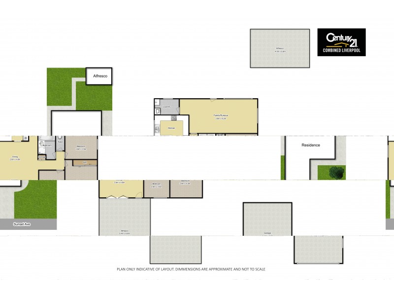 8 Sunset Avenue, Lurnea NSW 2170 Floorplan