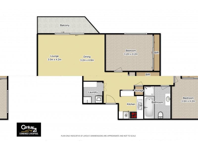 122/1 Riverpark Drive, Liverpool NSW 2170 Floorplan
