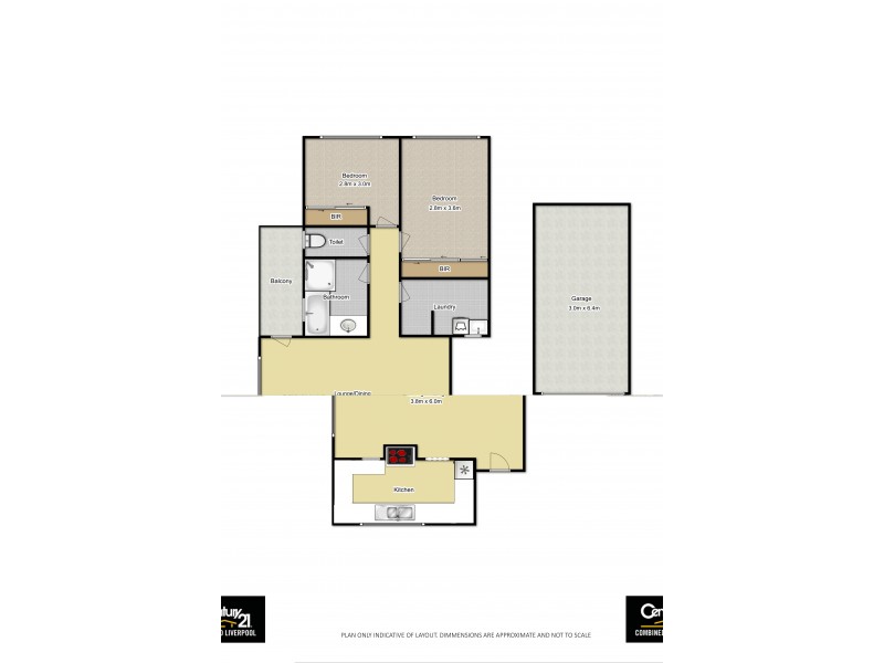 12/1 Hart Street, Warwick Farm NSW 2170 Floorplan