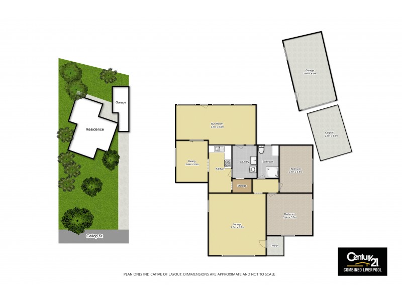16 Gallop Street, Warwick Farm NSW 2170 Floorplan